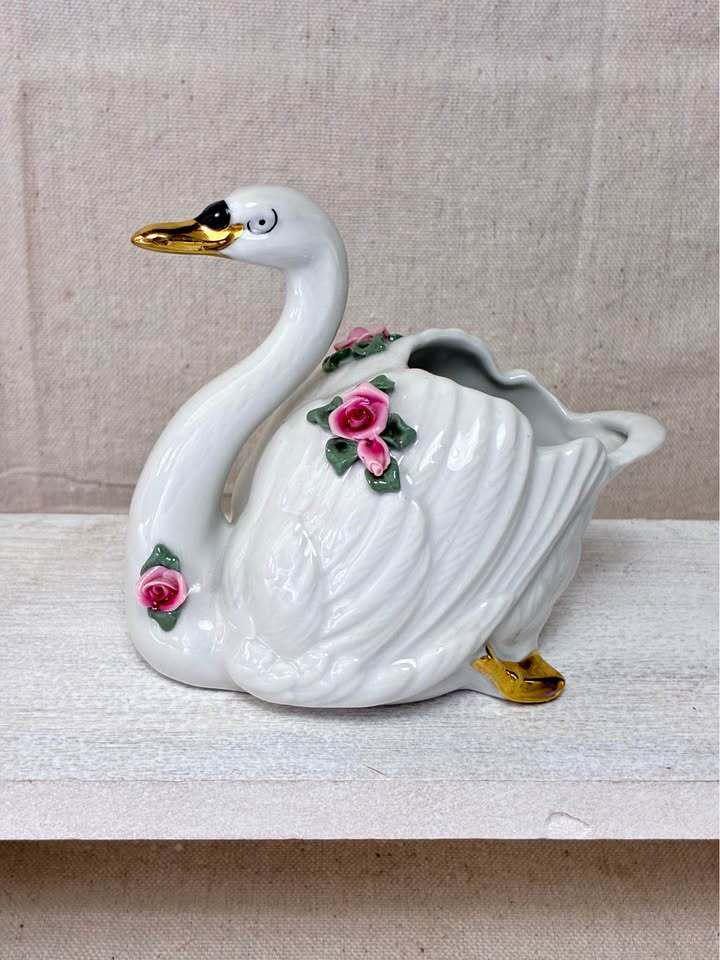 Dresden Swans - Etsy