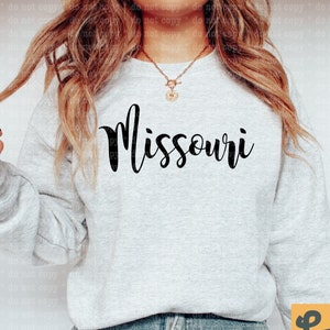 Missouri Script png dxf svg, Missouri Shirt Sublimation DTG DTF Digital Download