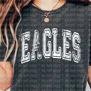 Eagles Varsity Distressed digital download, Distressed Eagles png, Eagles instant download, Eagles distressed png Eagles mom