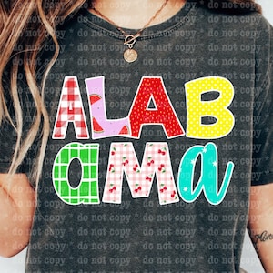 Alabama Shirt png eps, Alabama Picnic PNG, Alabama Shirt Sublimation DTG DTF Digital Download