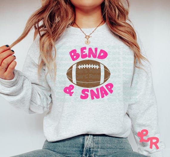 Bend and Snap Football Game Day Shirt PNG (Digital Download)