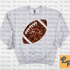 Football in Faux Sequin digital download, PNG Design Digital Download, football png