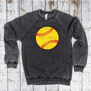 Softball in Faux Glitter digital download, PNG Design Digital Download, PNG