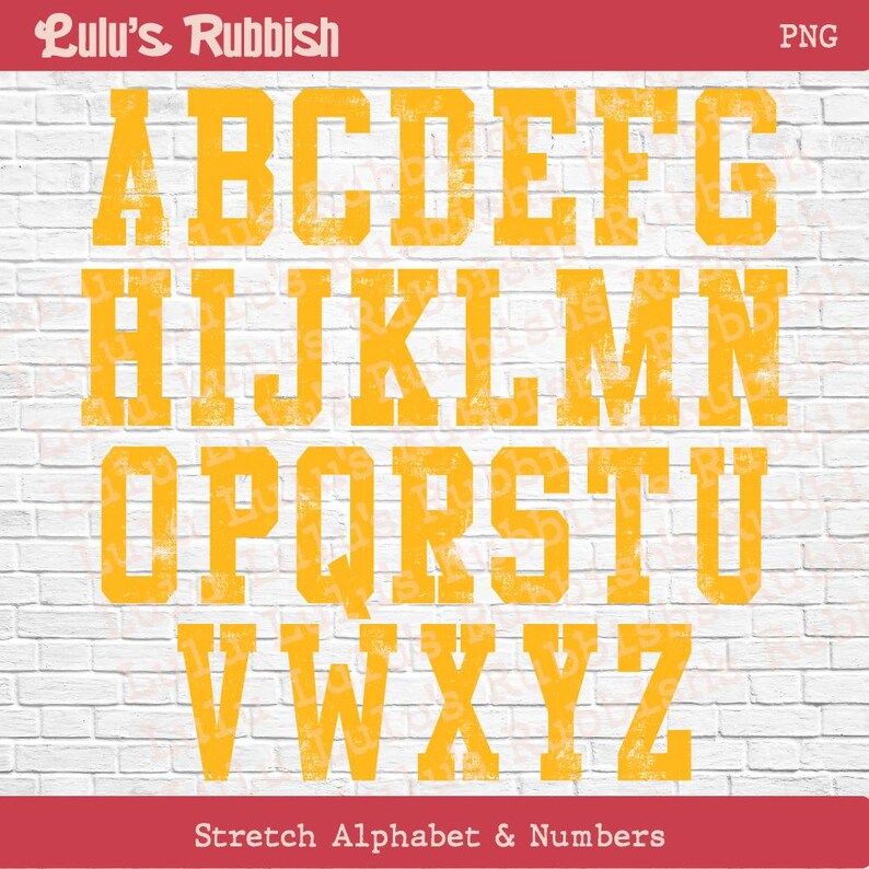 Stretch Letters Gold Stretch Alphabet PNG: Digital Art Letters (digital Download) - Etsy