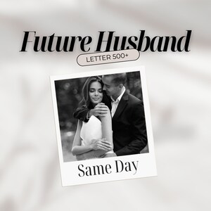 Más de 500 palabras Carta de amor Mensaje canalizado Futuro esposo / Lectura de amor psíquico / Lectura de amor el mismo día / Carta romántica del futuro cónyuge