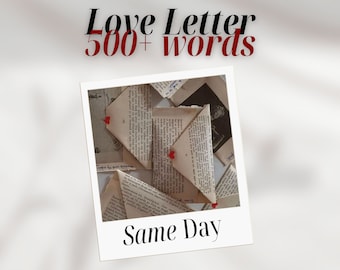 500+ Words Love Letter Channeled Message From Your Person | Psychic Love Reading | Same Day Love Reading | Romantic letter from your person