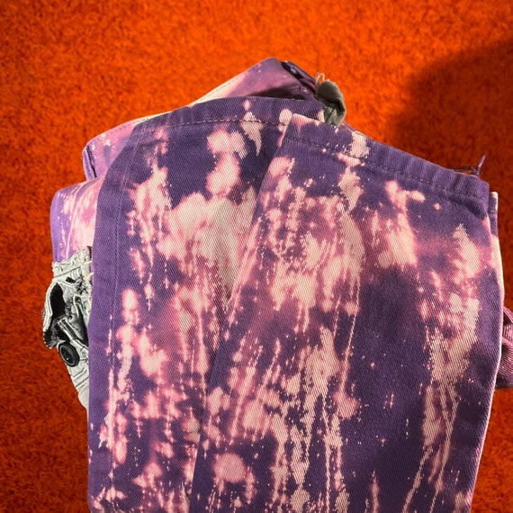 Custom Dyed and Altered Levis Pink & Purple (31x3… - image 7