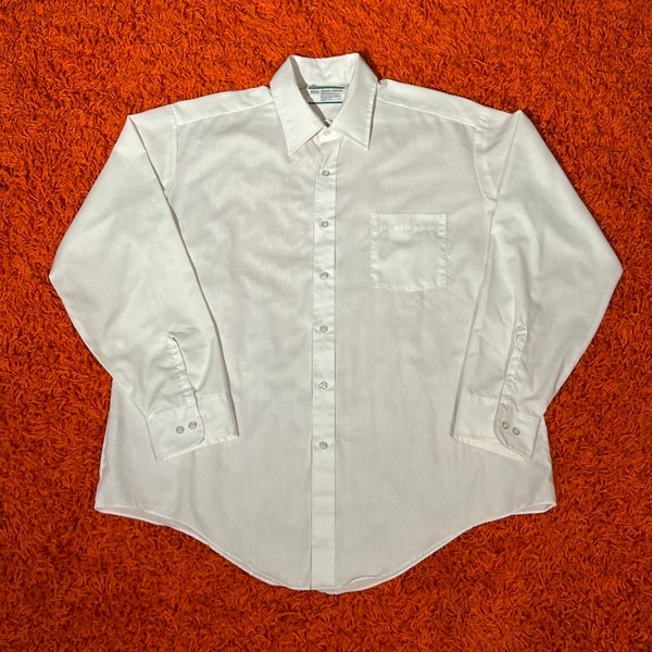 Vintage 60s Sears Perma-Press Button Down Shirt (XL)