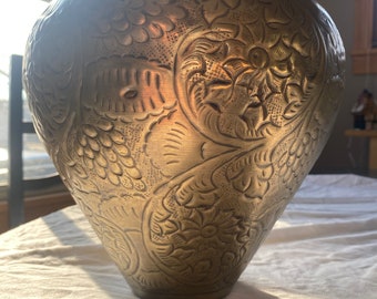 Large Brass Vase