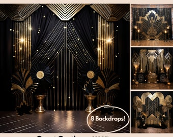 Great Gatsby Digital Backdrops, Maternity Backdrop Overlays, Photography Digital Background Overlays, Photoshop Textures Overlays