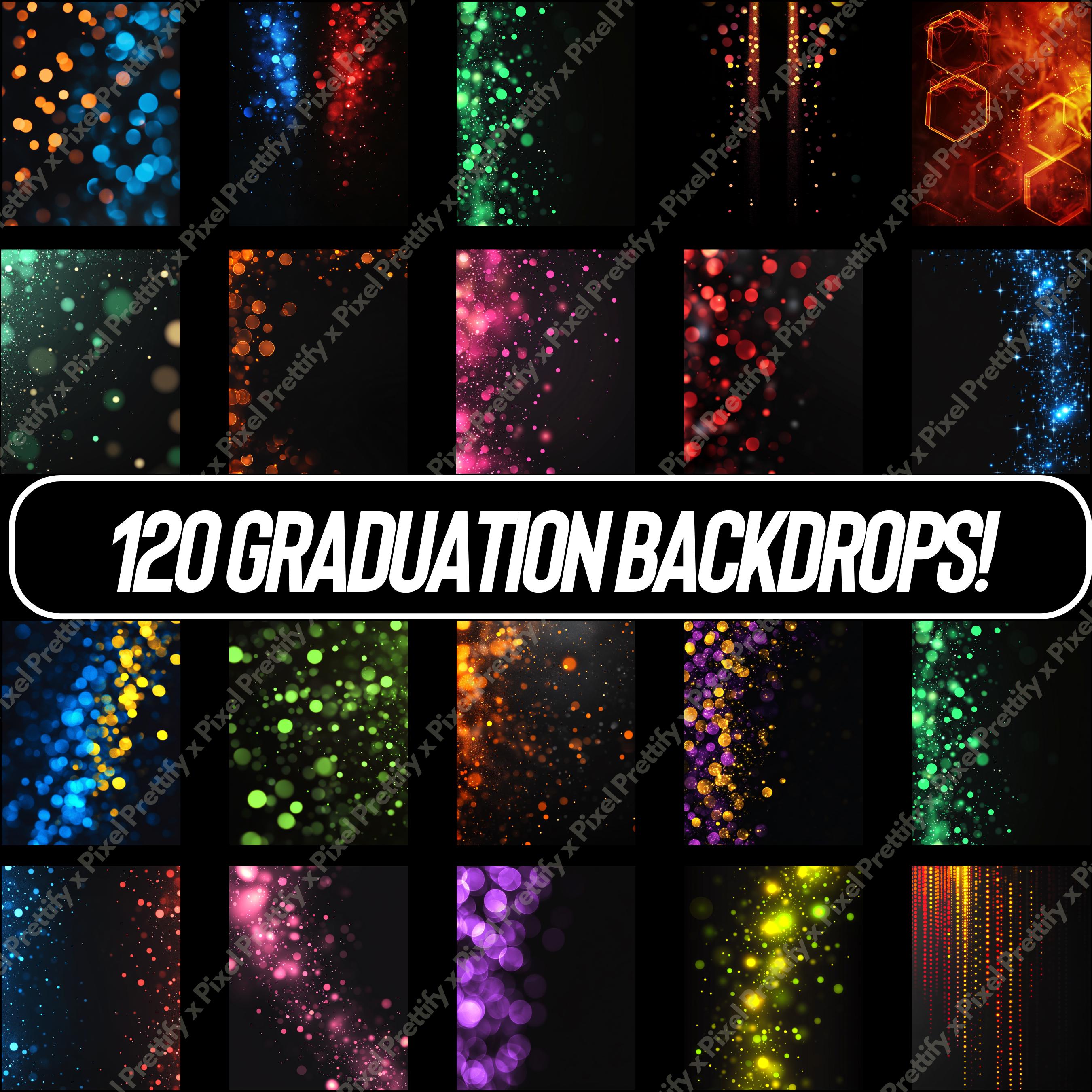 120 Graduation Digital Backdrops for Grad Photography | Graduation ...