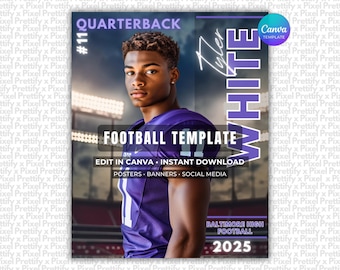 サッカーポスターテンプレート | Canvaで編集可能 | カスタムスポーツ