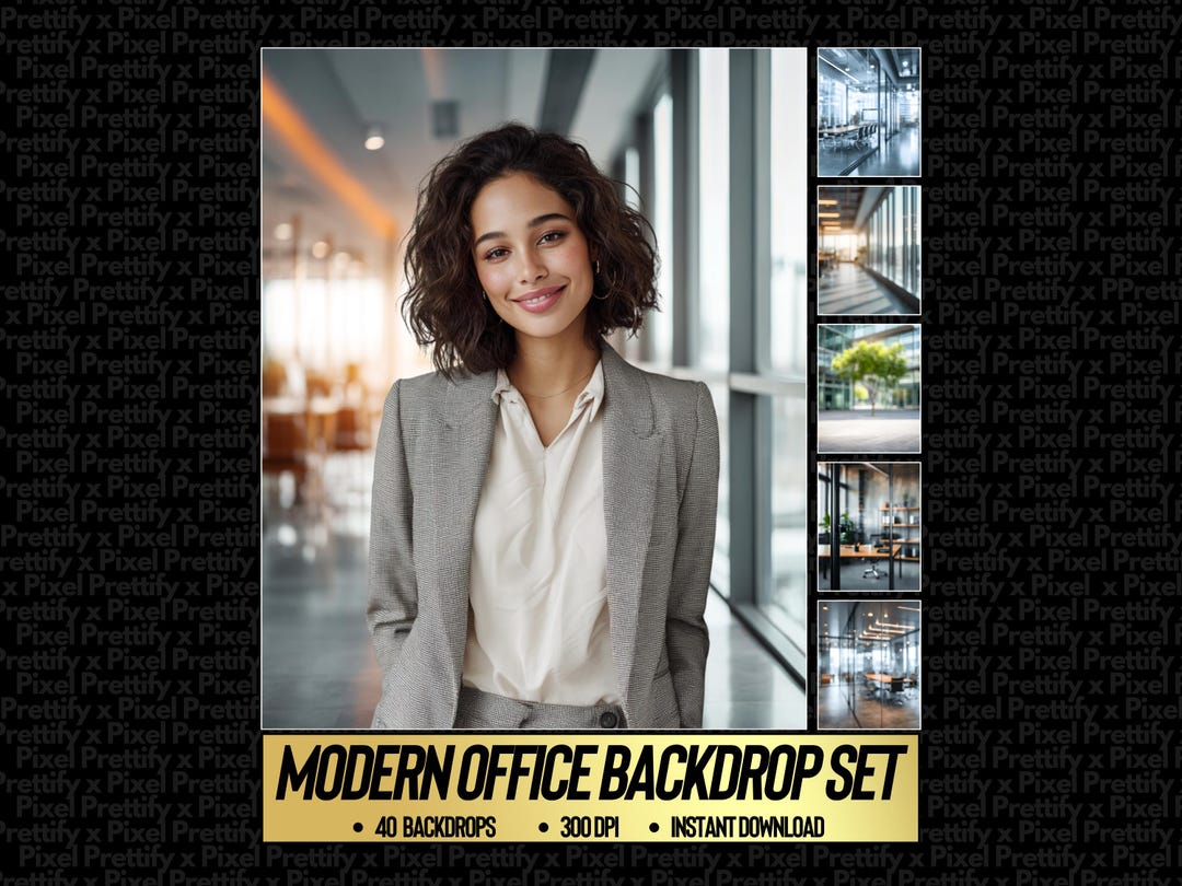 40 Modern Office Digital Backdrops for Professional Headshots ...