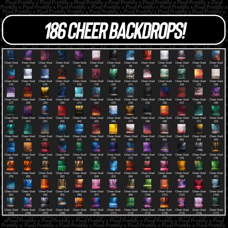 56 Cheerleader Digital Backdrops for Sports Photography | Cheer ...