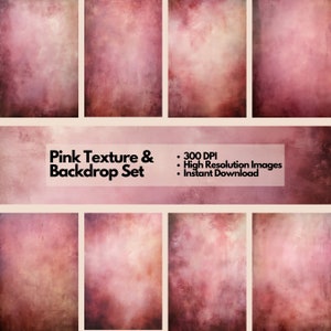 Pink Studio Backdrop - Digital Portrait Background, Instant Download Digital Backdrop for Photography