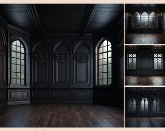 The Black Room Digital Backdrop, Maternity Backdrop Overlays, Studio Backdrop Overlays, Fine Art Textures, Photoshop Overlays