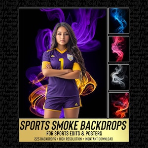 Fondos de humo para deportes, fondo con superposición de humo, fondo con efecto de niebla, fondo para edición de fotos deportivas, fondo deportivo, descarga digital