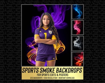 Sports Smoke Backdrops, Smoke Overlay Background, Fog Effect Backdrop, Sports Photo Editing Background, Sports Background, Digital Download