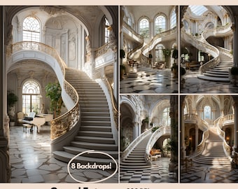 Digitala bakgrunder för Grand Entry, bakgrundsöverlägg för gravida, fotografi, digitala bakgrundsöverlägg, Photoshop-texturer, överlägg, jpg