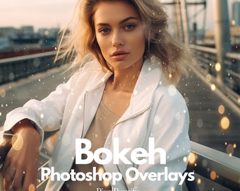 Vibrant Bokeh Overlays for Stunning Photos - Photoshop, Foreground, Light Leak, Gold Filter