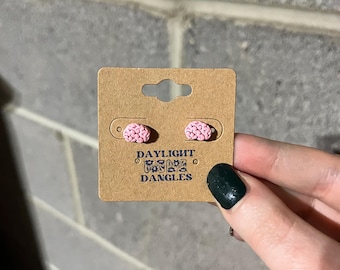 Winzige Gehirn Ohrringe, Neurologie, Körperteile, Medizin, Arzt, Krankenschwester, Studenten, Biologie, Anatomie, Geschenk, Polymer Clay