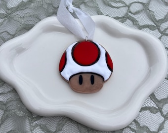 Handgemachte Polymer Clay Pilz, Figur aus Videospielen