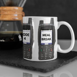 Police Mug, Airwave Radio, Meal Break, Unique Gift, For Him, Police Officer, Great/Novelty Gift, UK Police, PCSO, Christmas Gift
