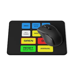 Blue Light Controller Mousepad, Evidence Bag, Great/Novelty Gift, Mouse Mat, Police Officer, Police Staff, PCSO, Detective