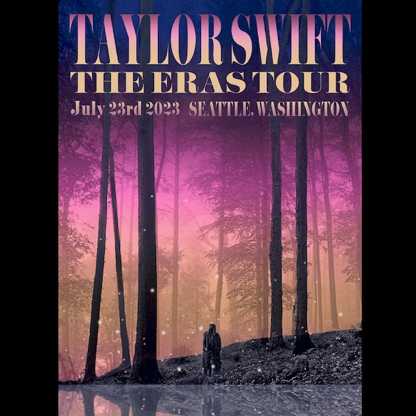 eras tour poster nashville