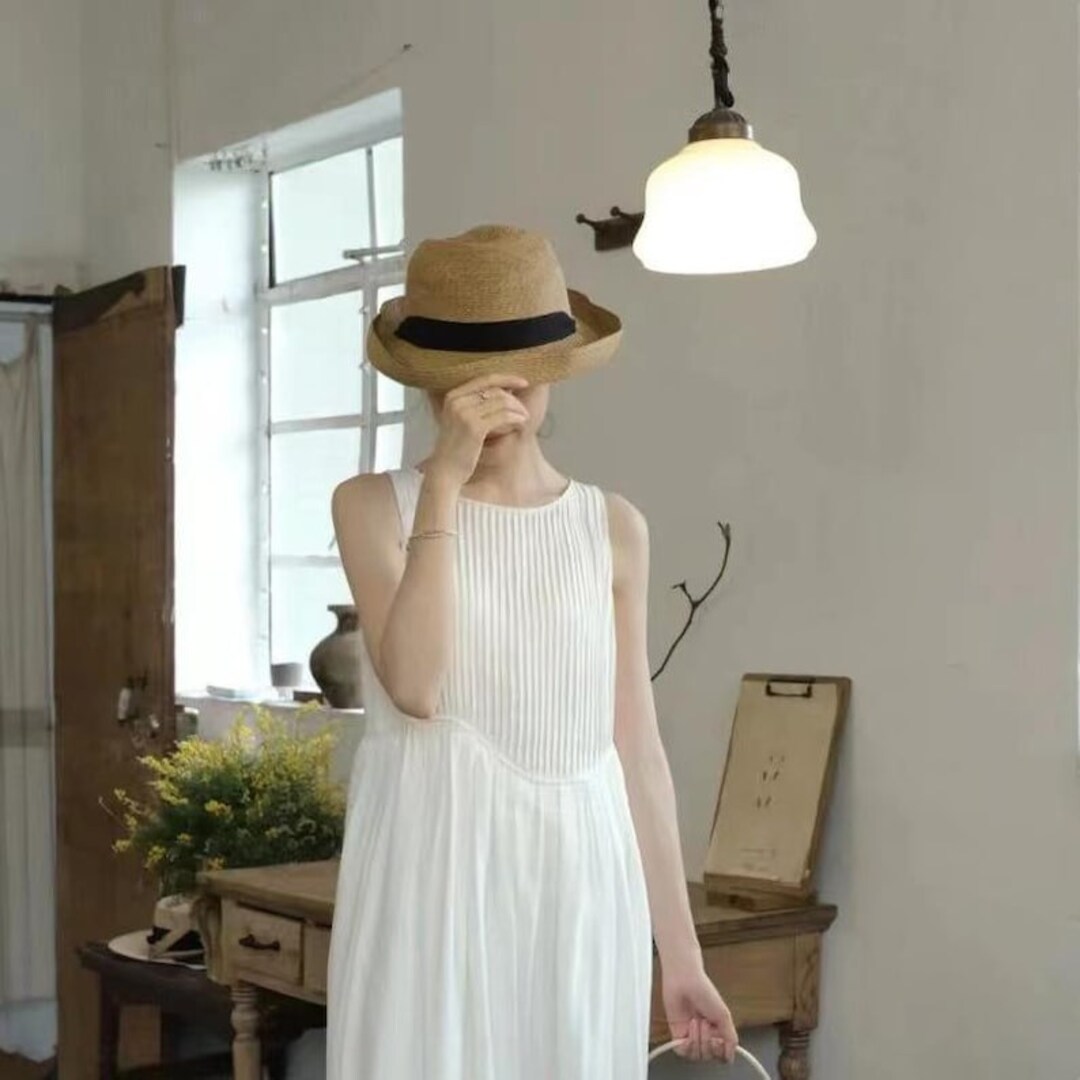 Japanese Straw Hat Folding Hat Sun Hat Sun Fashion Female Hat Etsy