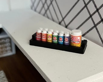 Dollhouse Paint Tray in Black