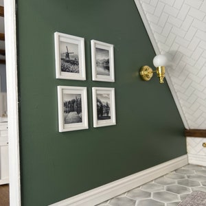 Dollhouse Picture Frames-Set of 4 (1:12 scale)