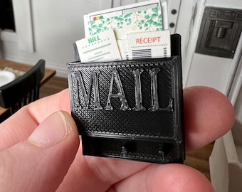 Dollhouse Mail Holder (1:12 scale)