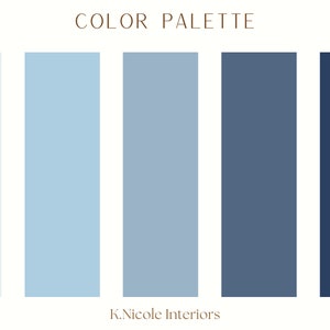So Blue Color Palette | Instant Download