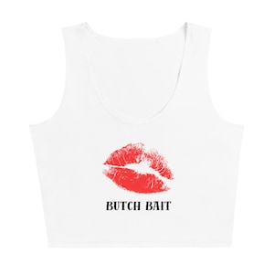 Butch Bait Sapphic Femme Pride Crop Top