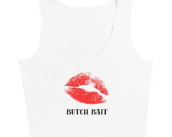 Butch Bait Sapphic Femme Pride Crop Top
