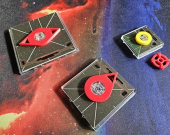 Target Tokens - Target Markers - Target Marking - Compatible with x-Wing Tabletop - 3D Printing