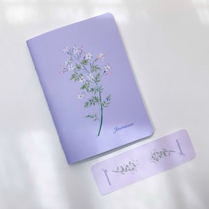 Jasmine handmade notebook - A6 handmade notebook