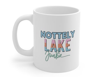 Lake Nottely Coffee Mug 11oz | Ceramic Mug | Blue Ridge Mountains | Georgia's Lakes