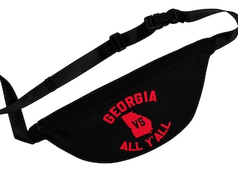 Georgia Fanny Pack  |  University of Georgia Bulldogs |  Shoulder bag for Football games