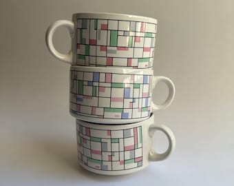 Vintage Cereal Mugs/Bowls - Set of 3