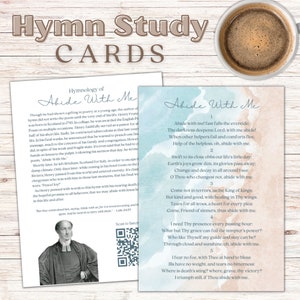 Hymn Study Cards | Morning Basket | Morning Devotions