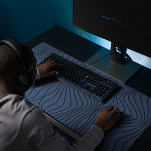 Wavy Gaming mouse pad