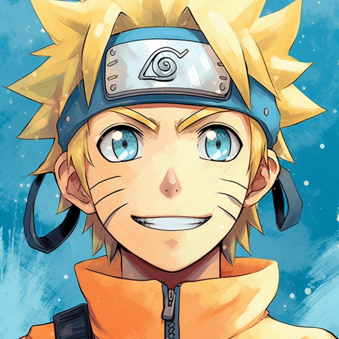 Digital Drawing Anime Poster Naruto - Digital Drowing Anime Art