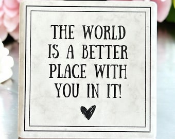 Handgemaakte keramische magneet: cadeau voor geestelijke gezondheid