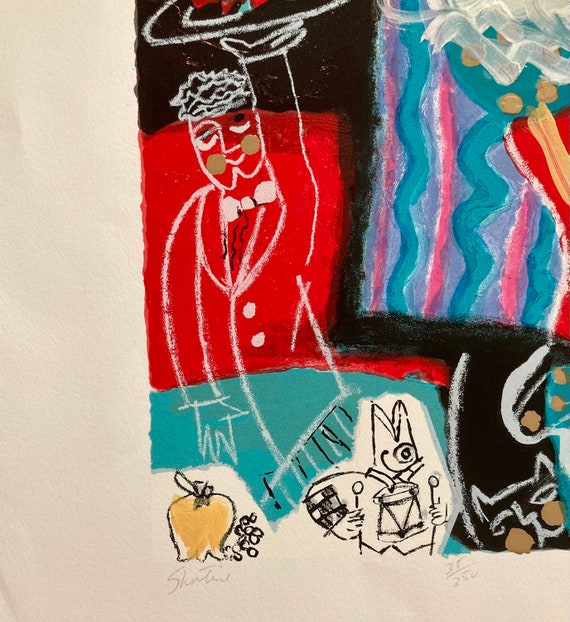 Kathy Donahey Original Mixed Media Signed and Numbered Lithograph