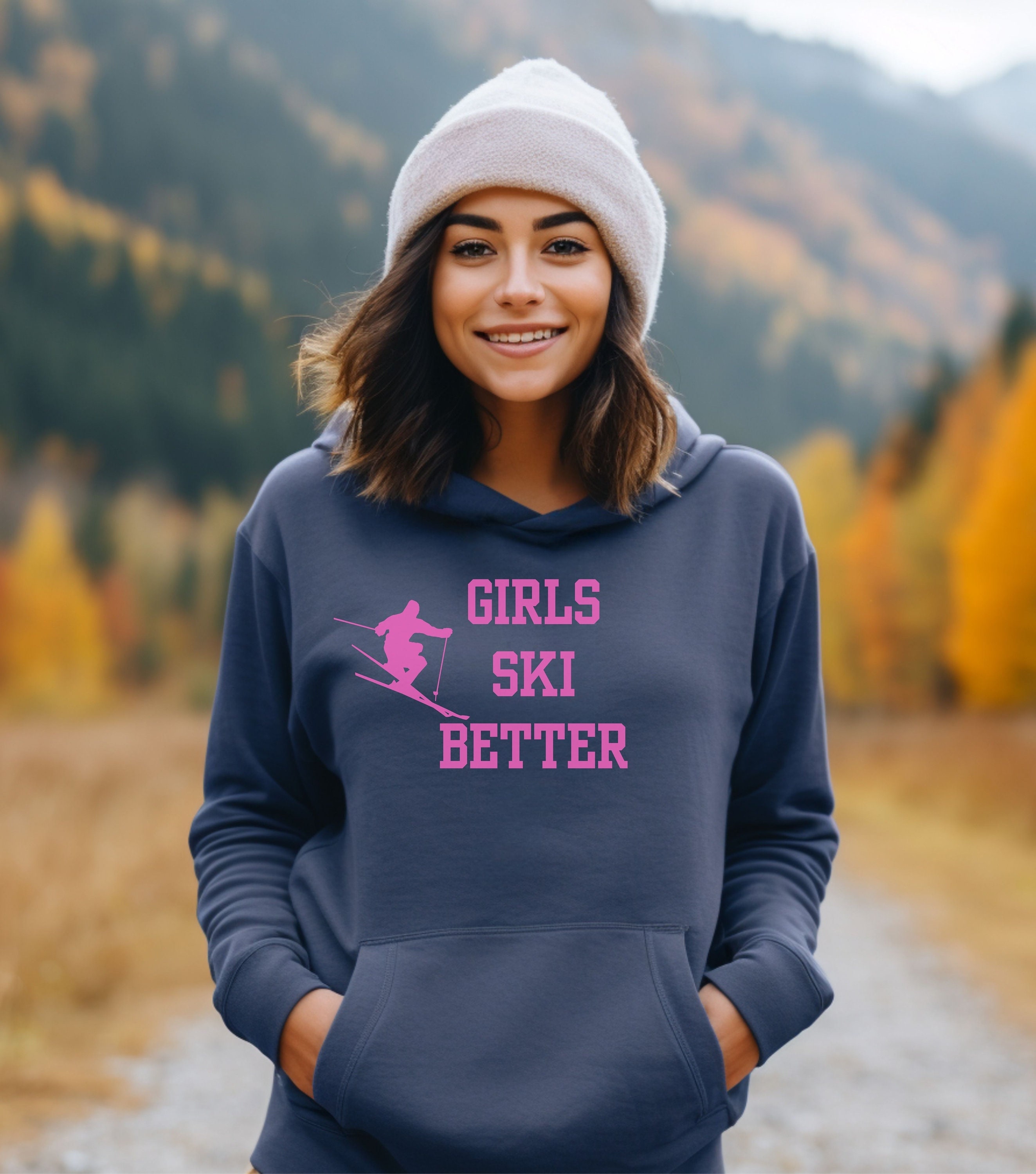 Ski Like a Girl Sweatshirt - Etsy Canada