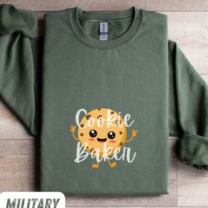 Cookie Baker Shirt, Cookies Shirt for Women, Funny Baking Gift for Baker, Cute Tee for Pastry Chef, Cookie Lover, Baking Mom Shirt,