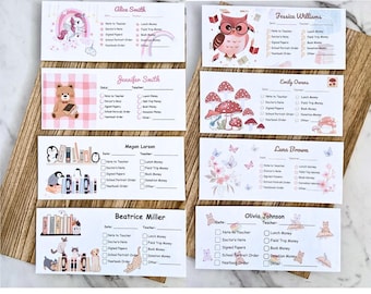 Custom Back to School Self Seal Money Envelopes for Field Trip Lunch Donation Yearbook Orders Teacher Note Personalized Student Name Envelop
