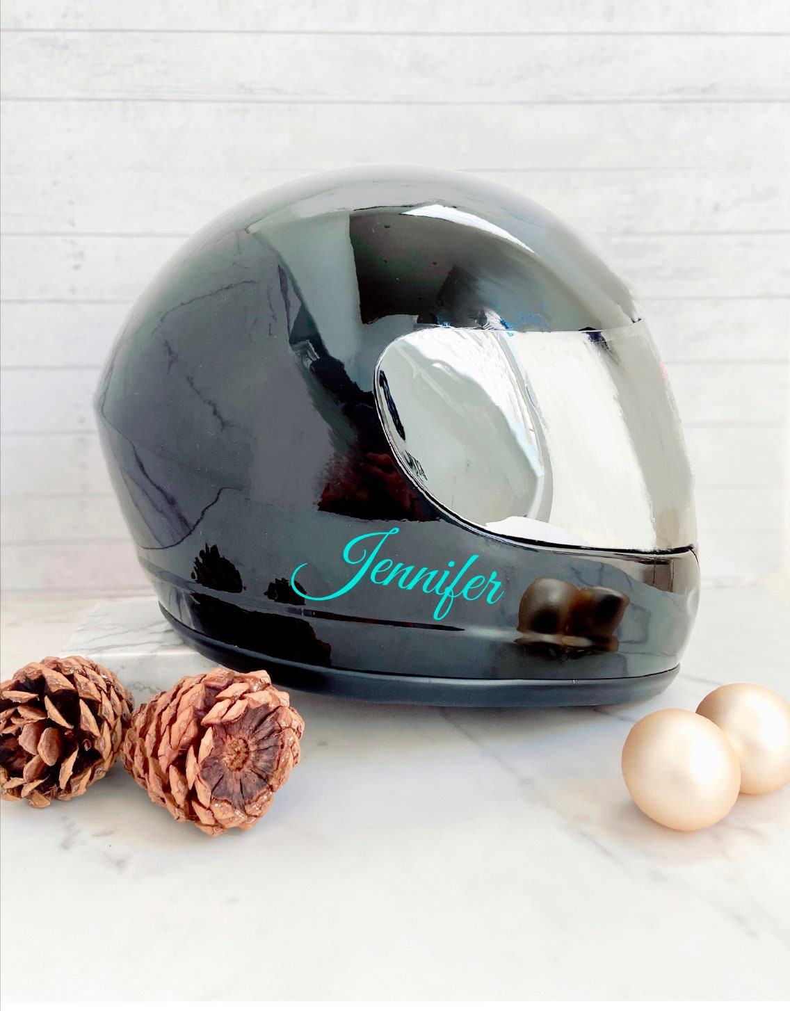 Custom Name Vinyl Sticker for Motorcycle Bike Helmet Baseball Gear ...